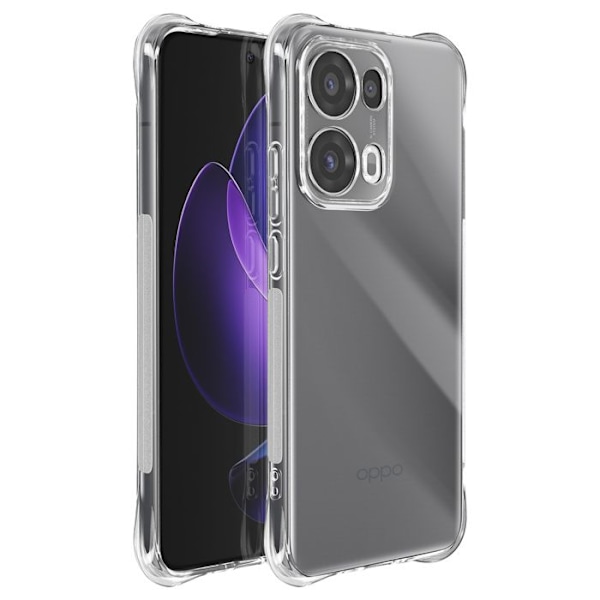 Suojakuori Oppo Reno 13 Pro Iskunkestävä Vahvistetut Kulmat Läpinäkyvä Vit