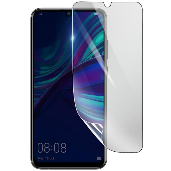 Näytönsuoja - 3MK - Huawei P Smart 2019 - Iskunkestävä Hydrogeeli - Läpinäkyvä - Naarmuuntumaton Transparent