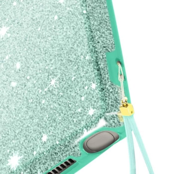 Glitter cover til Samsung Galaxy S23 Ultra Semi-rigid Spark Cover grøn