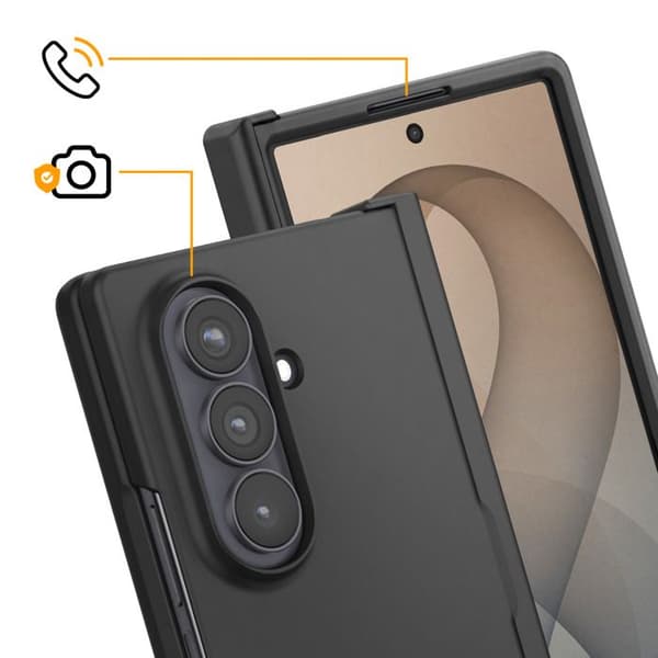 Cover til Samsung Galaxy Z Fold 8 Ultra med Hinge Beskyttelse Sort Svart