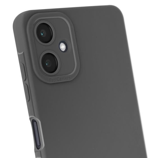 Skyddsfodral för Samsung Galaxy A06 Silikon Matt, Kamera Blockerad, Svart Svart