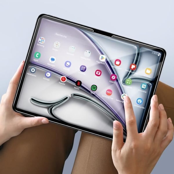 Skærmbeskytter - AKASHI - iPad Air 13 2024 - 9H hærdet glas - Stødsikker - Nem installation