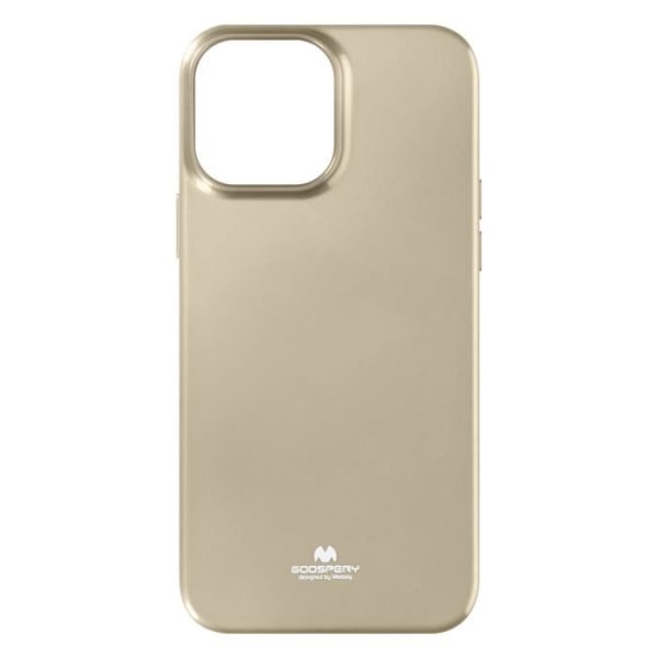 iPhone 13 Pro Max Silikongel Shiny Effect Mercury Golden Yellow Fodral