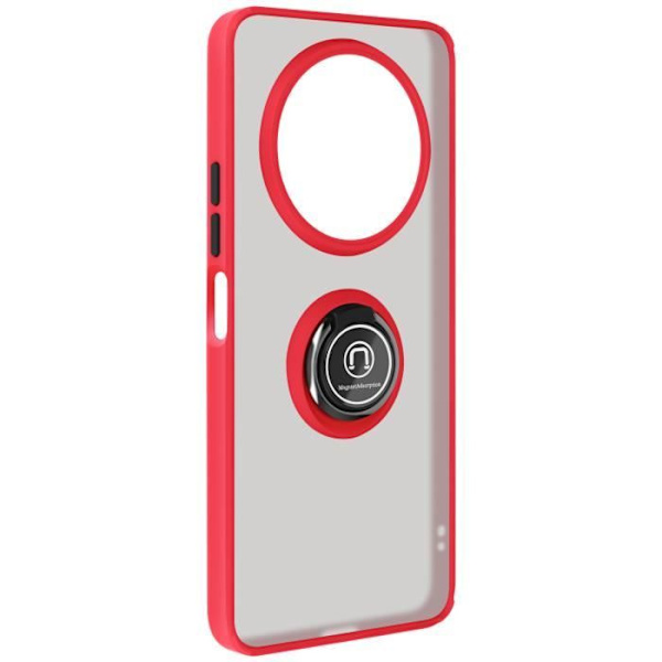Fodral till Xiaomi Redmi A3 - AVIZAR - Metal Ring Support Funktion Röd Röd