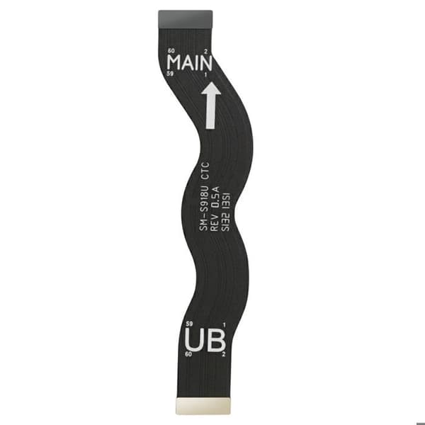 LCD-skærmforbindelseslag til Galaxy S23 Ultra, sort flexkabel Svart