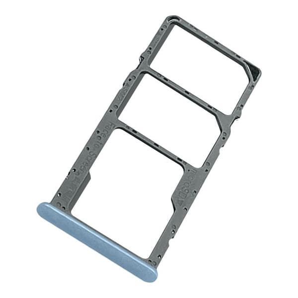 SIM-kortskuffe til Realme Note 60 Dual Nano SIM og micro-SD Blå