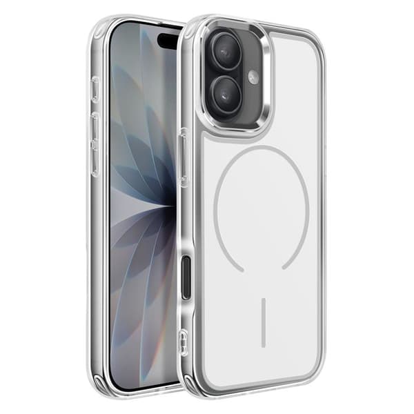 MagSafe-skal för iPhone 17 Ultra Förstärkt Bi-material Vit Vit