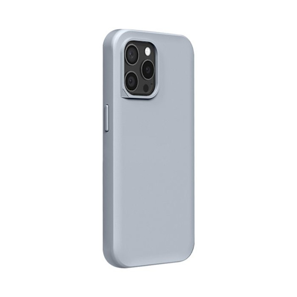 MagSafe-cover til iPhone 15 Pro Max, blød, stødabsorberende, SolidX-serie, Rhinoshield, grå Grå