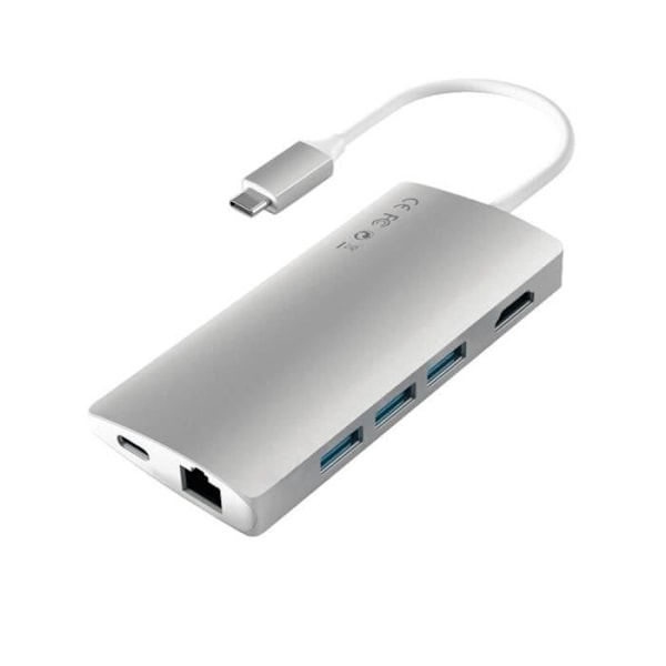 USB C - Hub - Satechi - V2 - HDMI 4K - 3x USB - Ethernet - 60W
