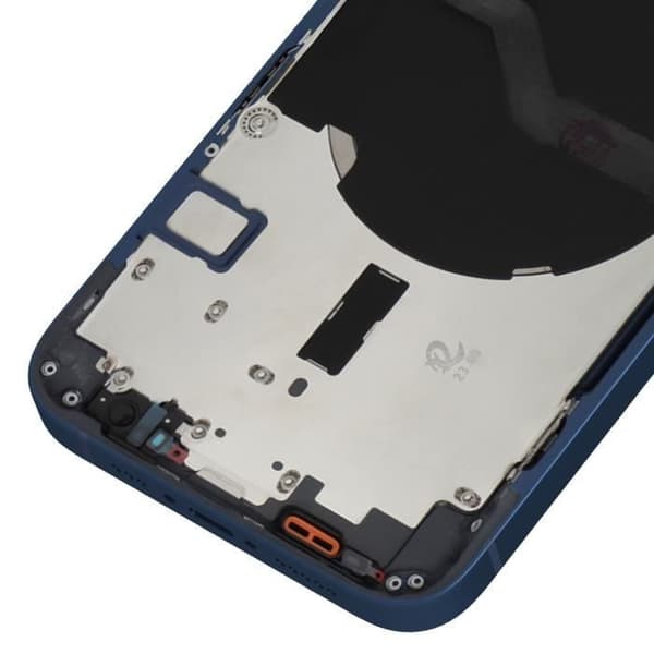 Helt chassi - AVIZAR - iPhone 12 - Mörknatt - Lätt installation - Estetisk återställning Blå