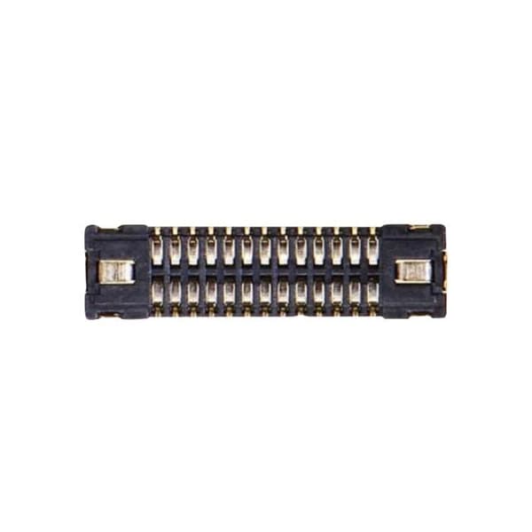 FPC Connector Bakre kamera för iPhone X Svart Svart