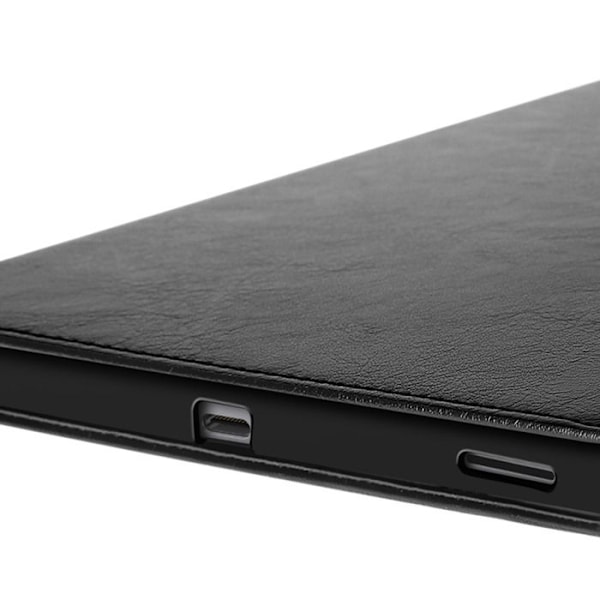 Fodral för Samsung Galaxy Tab S10 FE Plus med kortficka och videostöd svart Svart
