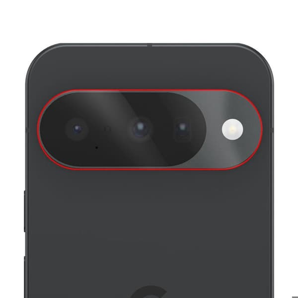 Erstatningslinse til Bagkamera Google Pixel 10 med Sort Ramme Svart