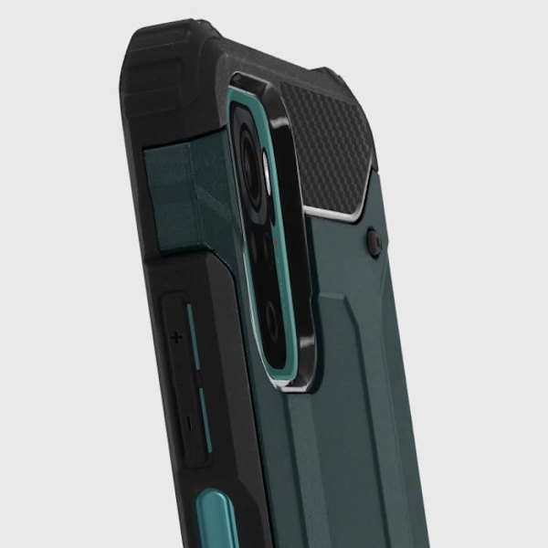 Suojakuori - AVIZAR - Defender II - Iskunkestävä - Yhteensopiva Xiaomi Redmi Note 10s/10 - Yönsininen Midnattsblå