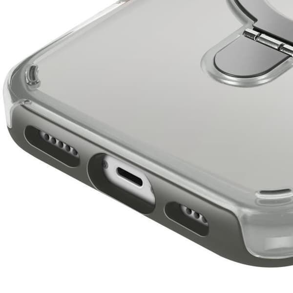 Coque MagSafe - iPhone 12 Pro/12 - Stødabsorberende - Folds støtte - Sort Svart