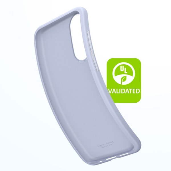 Coque til Samsung S25 Edge Silikone Fleksibel Soft Touch Original Samsung Lys Blå