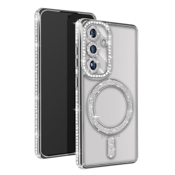 Coque - AVIZAR - Samsung Galaxy S24 - Rigide - Argent - Kompatibel Med MagSafe Grå
