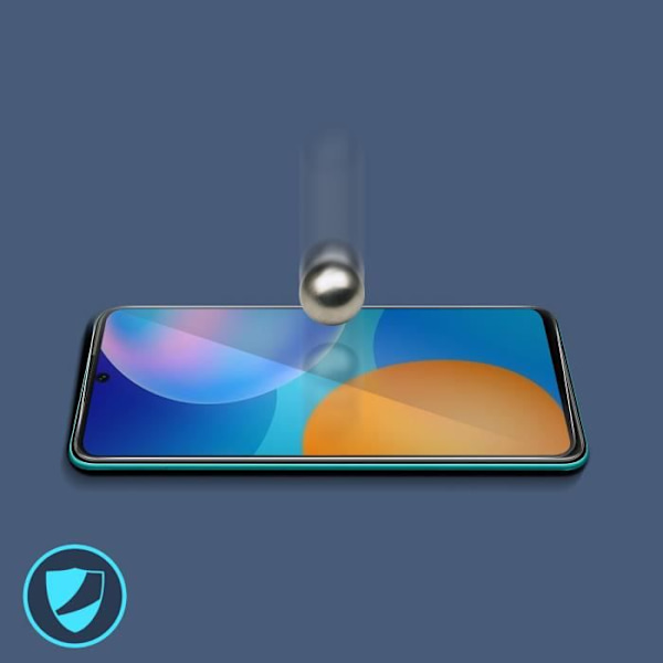 Skyddande film - Huawei - P smart 2021 - Härdat glas 9H - Ultrarobust - Transparent Vit