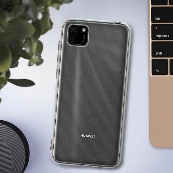 Coque - AVIZAR - Huawei Y5p - Silikone Gel Fleksibel - Ultra-tynd - Gennemsigtig Hvid Klar vit