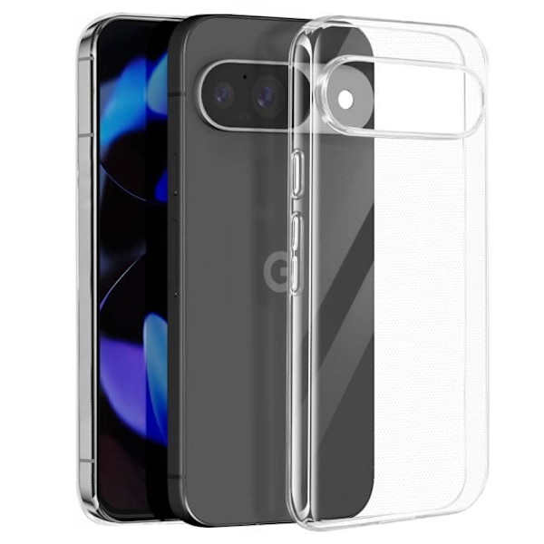 Coque til Google Pixel 9 og 9 Pro Silikone Blød Mayaxess Transparent Transparent