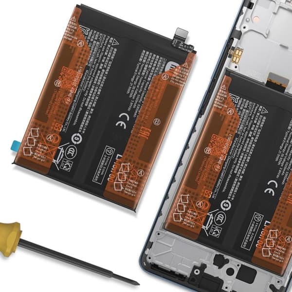 Originalt Internt Batteri til Xiaomi Redmi Note 14 Pro 4G Model BN5Y 5500mAh Xiaomi Sort Svart