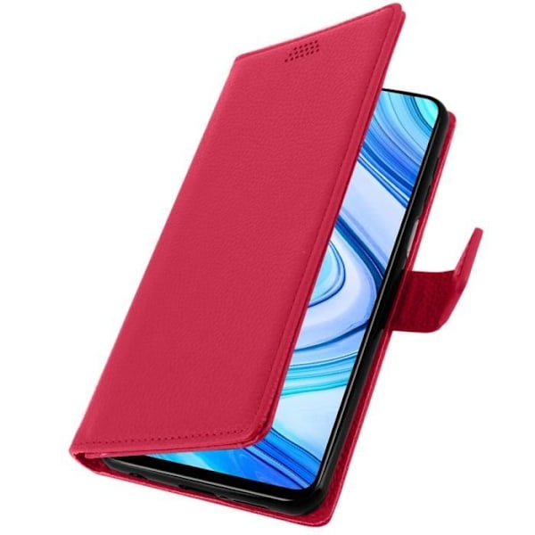 Housse Folio - AVIZAR - Xiaomi Redmi Note 9S/9 Pro/9 Pro Max - Silikongel - Rosa - Magnetisk Rosa