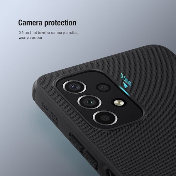 Taske til Samsung Galaxy A53 5G - Nillkin Super Frosted Shield Pro - Sort svart