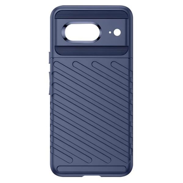 Blødt etui til Google Pixel 8 Anti-Slip Striated Design Thunder Series Blue Blå