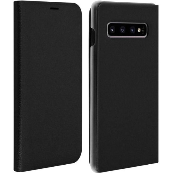 Hus til smartphone - Samsung - Galaxy S10 Plus - Hårdt etui - Stødabsorberende - Sort svart