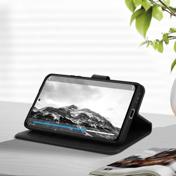 Xiaomi Poco F4 5G Fodral - AVIZAR - Chesterfield - Videostödfunktion - Svart Svart