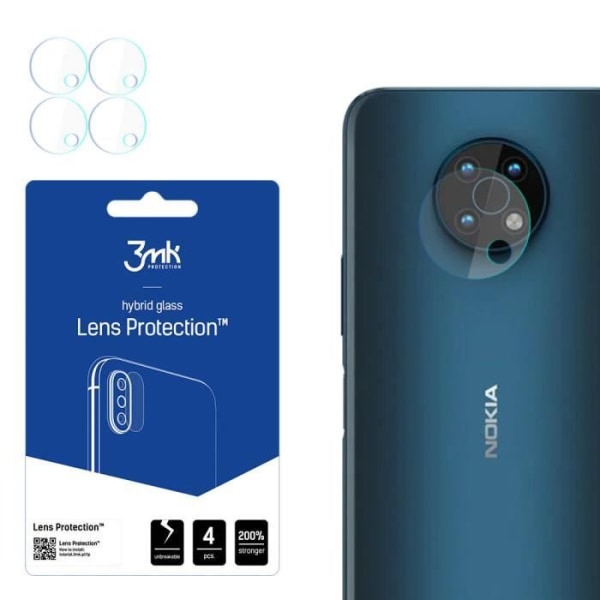 Paket med 4 3MK Nokia G50 5G linsskydd - genomskinliga - TU