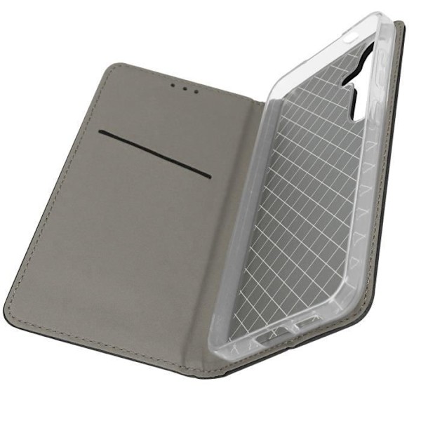 Halvstift cover til Samsung Galaxy S24 Plus - AVIZAR - Smart Collection - Sort - Kortholder Svart