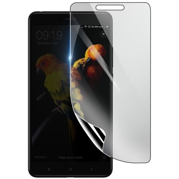Näytönsuoja - 3MK - Xiaomi Mi Max 2 - Iskunkestävä Hydrogeeli - Läpinäkyvä - Naarmuuntumaton Transparent