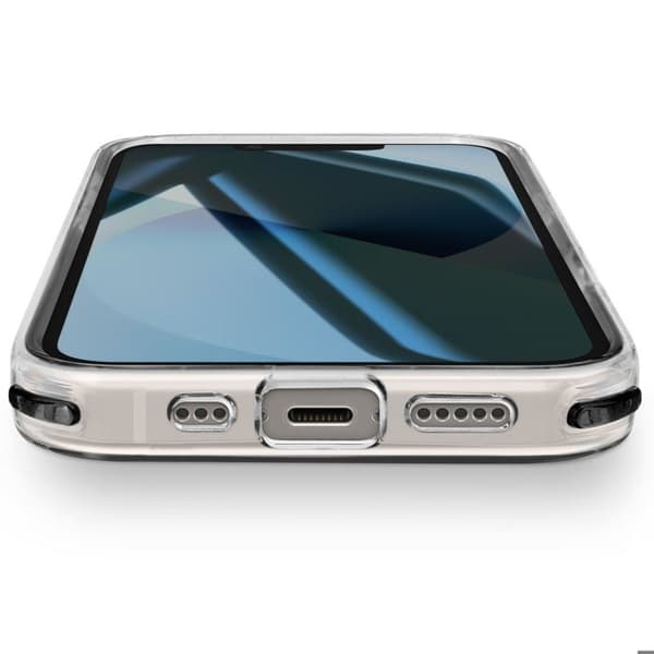 Cover til iPhone 13 - AVIZAR - Forstærket - Antiskrid - Bi-Materiale - Sort Svart