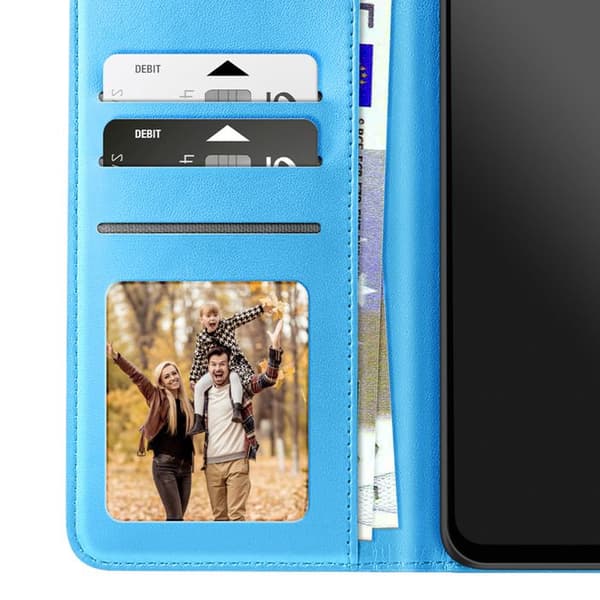 Etui Wallet til Redmi 15C Mandala Mønster med Kortholder Blå Blå