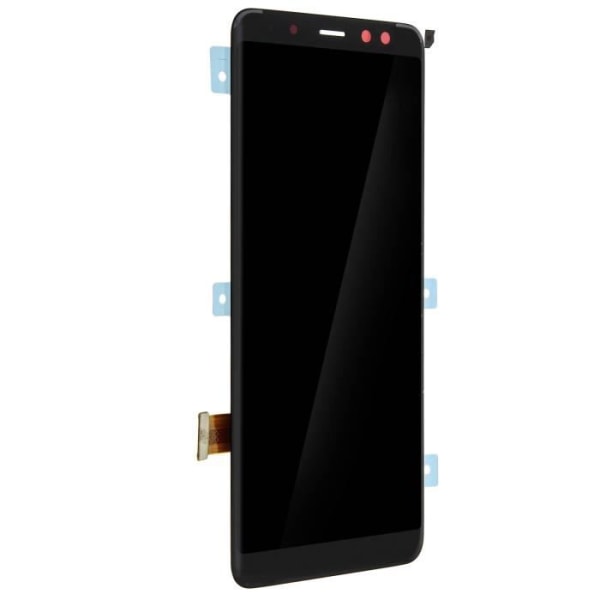 Galaxy A8 LCD Screen Touch Glass Alkuperäinen Samsung Screen Block Musta