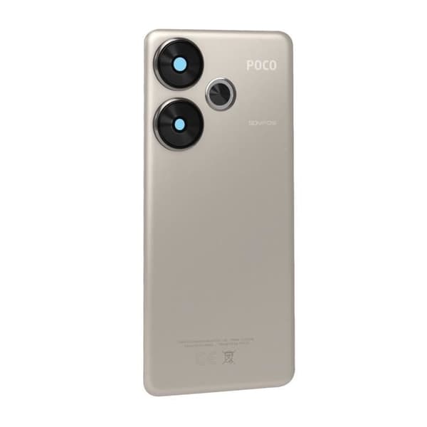 Bagbeklædning til udskiftning til Xiaomi Poco F6 Grå