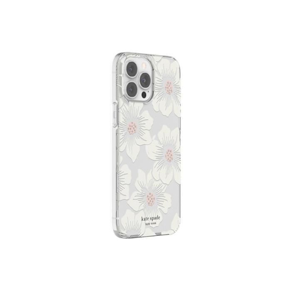 Fodral för iPhone 12 Pro Max / 13 Pro Max Hollyhock Range Hollyhock Print Kate Spade White Vit