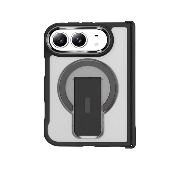 iPhone Duo Cover Kompatibel med MagSafe med Støtte Stativ Pango Sort Svart