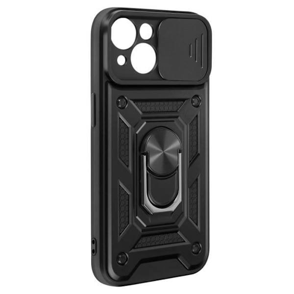 Telefonetui - MAYAXESS - iPhone 15 - Hårdt - Syntetisk - Stødabsorberende Svart