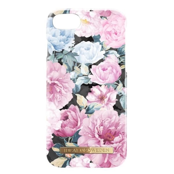 Coque iPhone SE 2022, 2020, 8, 7, 6S, 6 - Ideal of Sweden - Pioni Puutarha - Kestävä - Vaaleanpunainen - Langaton QI-lataus Rosa