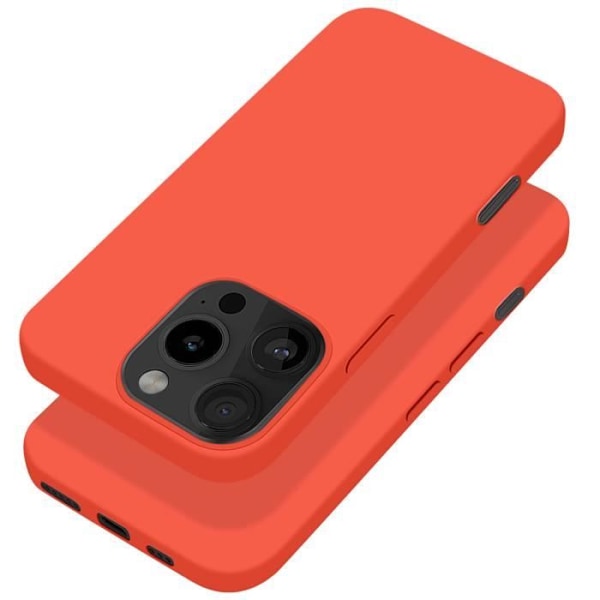 Cover til iPhone 16 Pro Halvstiv Soft-touch Anti-fingerprint Coral Rosa