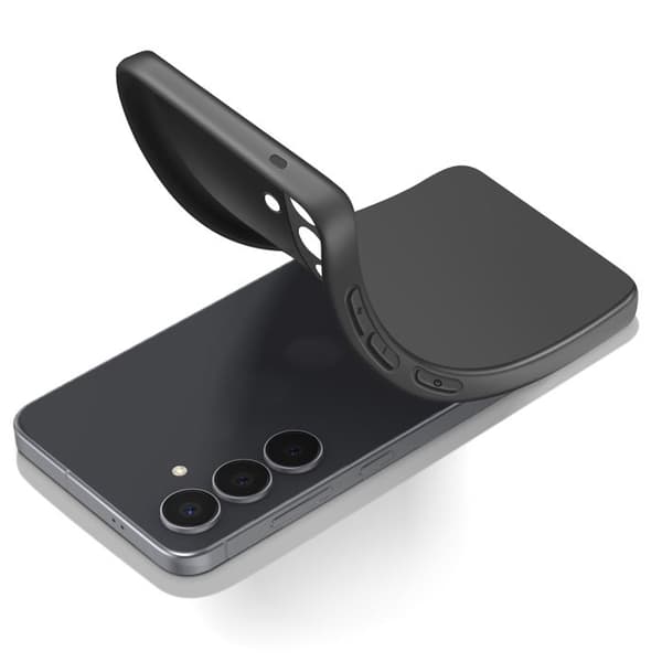 Cover til Galaxy S25 FE Blød Silikone Beskyttelse Mayaxess Sort Svart