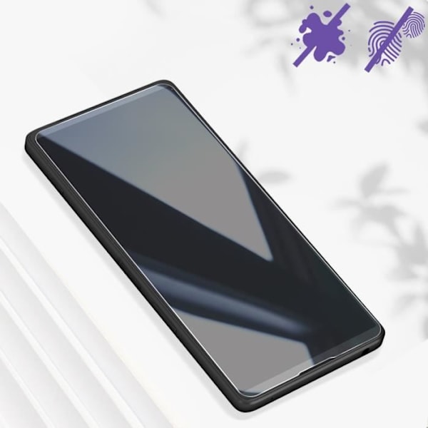 Härdat glas skyddsfilm för Sony Xperia 1 V - AVIZAR - 9H hårdhet - Anti-repa och anti-fingeravtryck Transparent