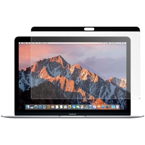 Film MacBook 12'' Skydd Anti-spyware OptiGuard Qdos Transparent Vit