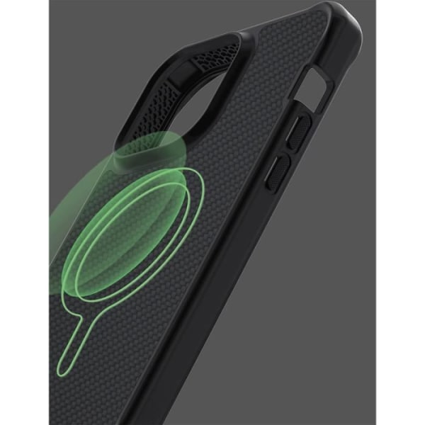 Forstærket etui til Apple iPhone 14 Pro Max Kompatibel MagSafe Ballistic Nylon Sort Itskins