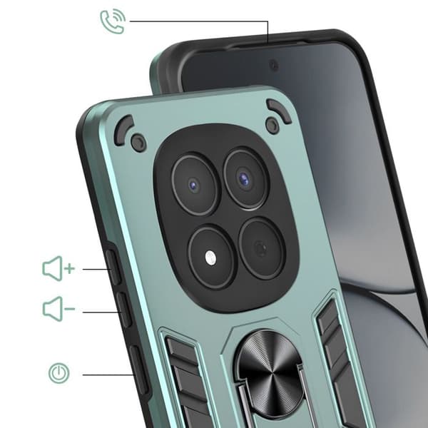 Cover til Redmi Note 15 Pro 5G med magnetisk ring i grøn Grön