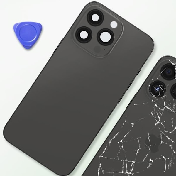 Chassi iPhone 13 Pro - AVIZAR - Mörkgrå - Lätt reparation - Hög kvalitet - Kvalitetskontroll Grå
