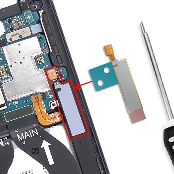 Original S Pen induktionsoplader til Galaxy S23 Ultra Samsung Hvid / Blå Vit