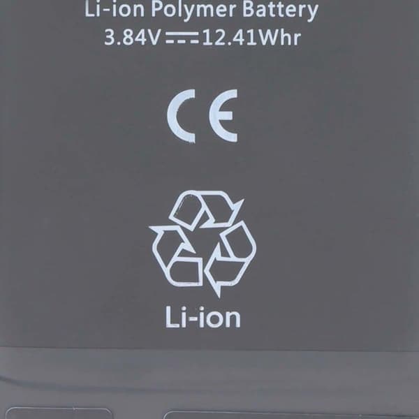 Diagnostiserbar Batteri til iPhone 13 Li-Polymer 3,84V 3227mAh 12,4Wh Sort Svart